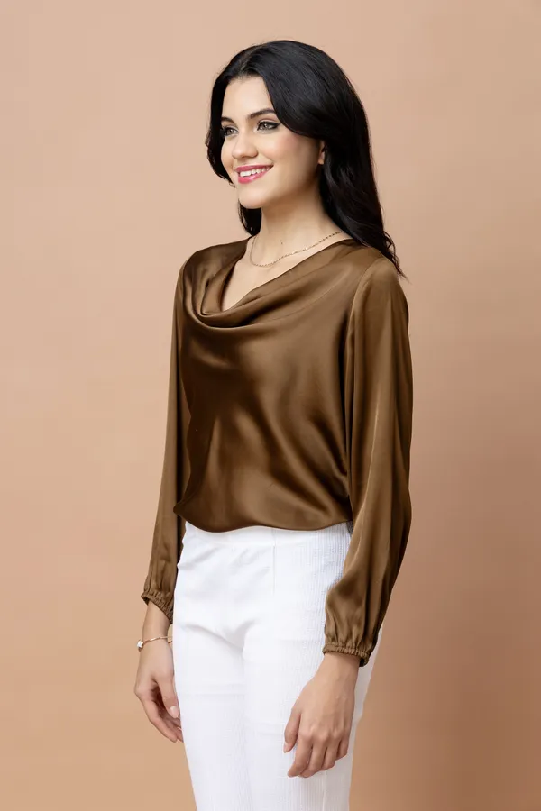 Cowl_Neck_Satin_Top
