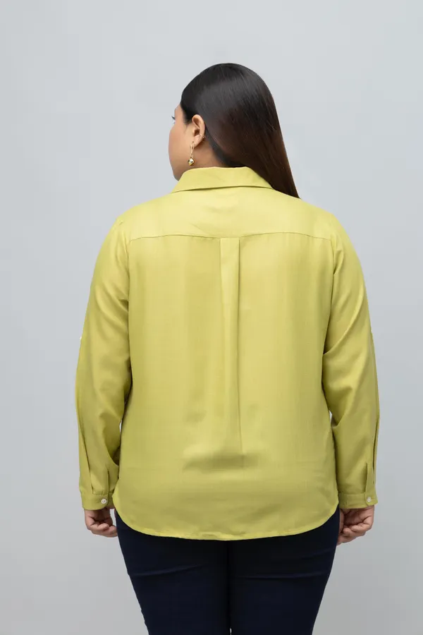 Women's_Plus_Size_Women_Formal_Linen_Shirt