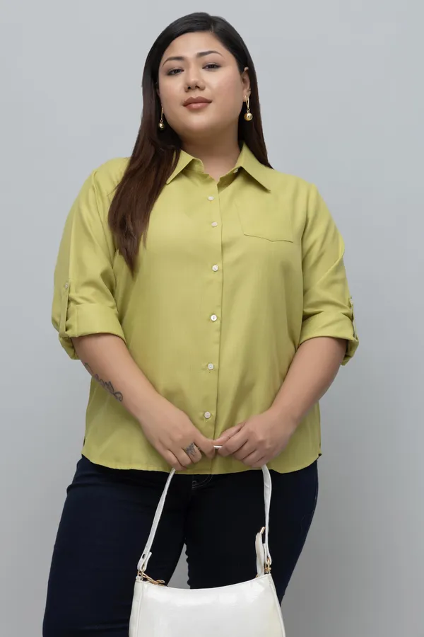 Women's_Plus_Size_Women_Formal_Linen_Shirt
