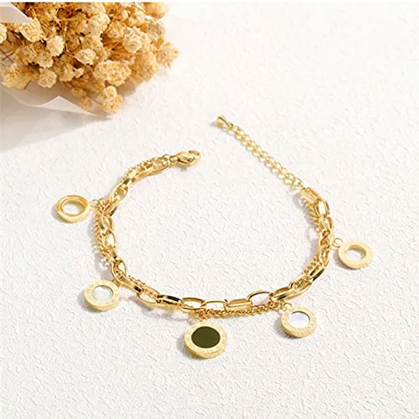 Handmade_Black_and_White_Bay_Roman_Numeral_Bracelets_in_Double-Layered_Titanium_Steel_A-01