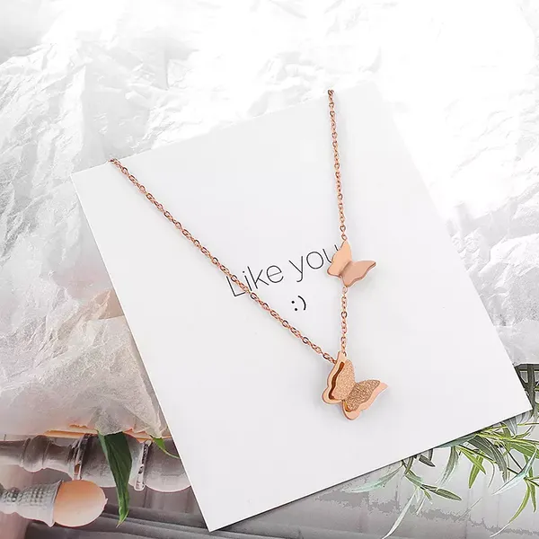 Avighna_arts_butterfly_steel_rose_gold_pedant