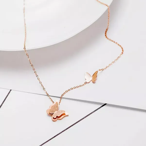 Avighna_arts_butterfly_steel_rose_gold_pedant
