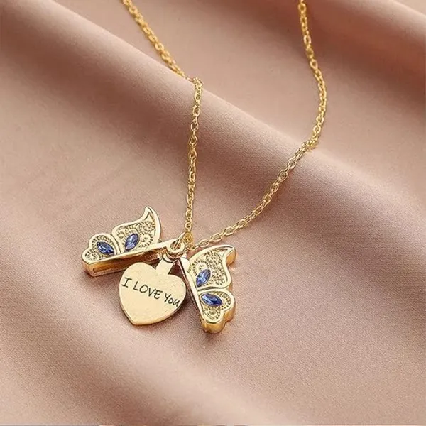 Romantic_Butterfly_Pendant_Heart_Pendant_Gold_Chain_Necklace_Pendant_For_Women_Wedding_Anniversary_Gift_For_Women
