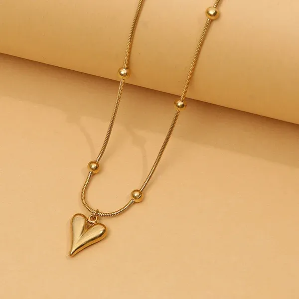 Gold-Plated_Anti_Tarnish_Heart_themed_Stainless_Steel_Pendant