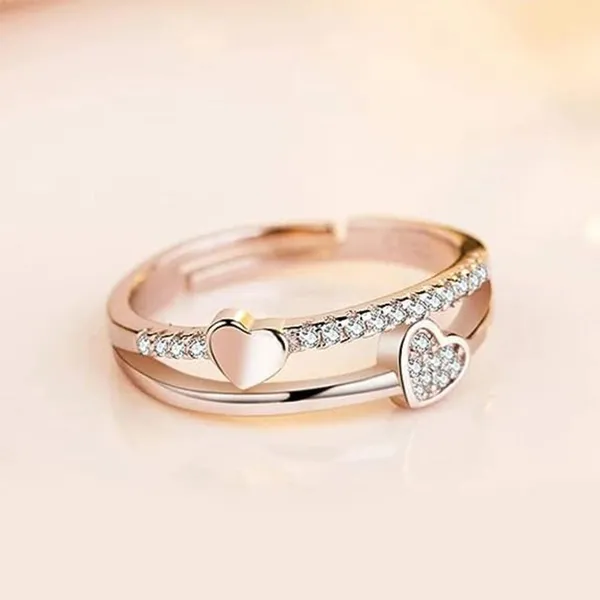 Heartbeat_Gold_Plated_Stainless_Steel_Couple_Ring_Valentine_Ring_For_Women