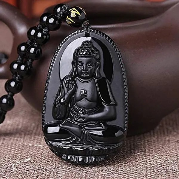 Black_Premium_Alloy_Budhha_Pendant_For_Women