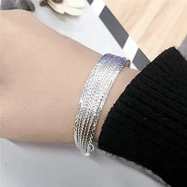 Silver_Premium_Alloy_Bracelets_For_Women
