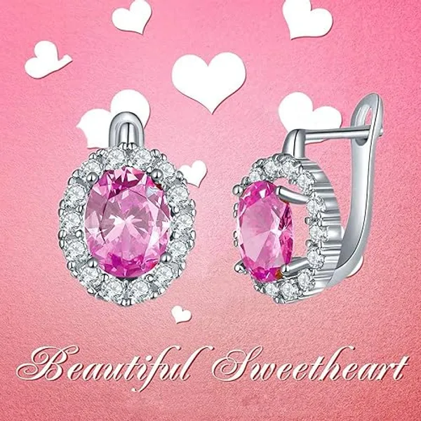 Silver_&__Blue_Premium_Alloy_Earrings_For_Women
