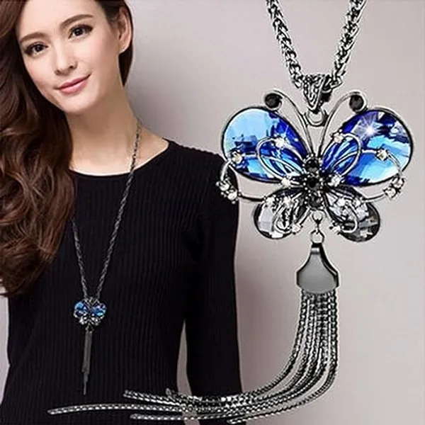 Blue_Premium_Alloy_Necklace_For_Women