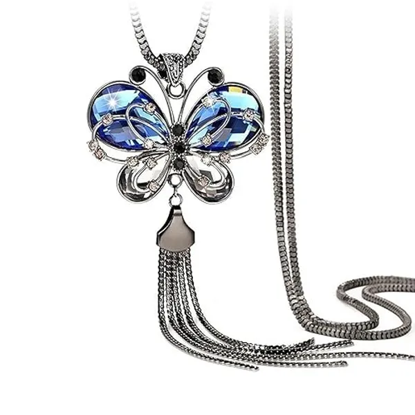 Blue_Premium_Alloy_Necklace_For_Women