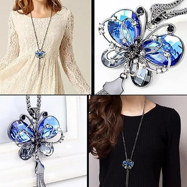 Blue_Premium_Alloy_Necklace_For_Women