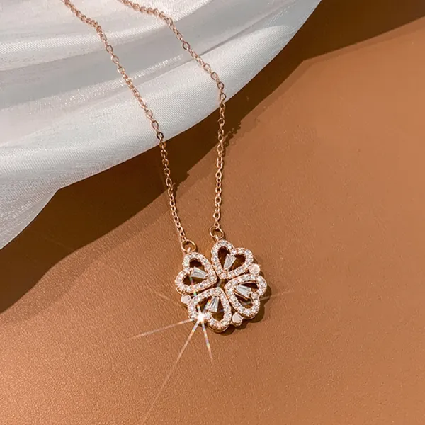 Magnetic_Heart_Studded_Pendant_Necklace