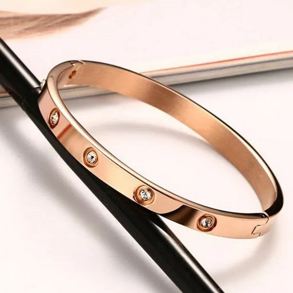 Stainless_Steel_Contemporary_Rose_Gold_Plated_Love_AD_Bracelet_For_Women