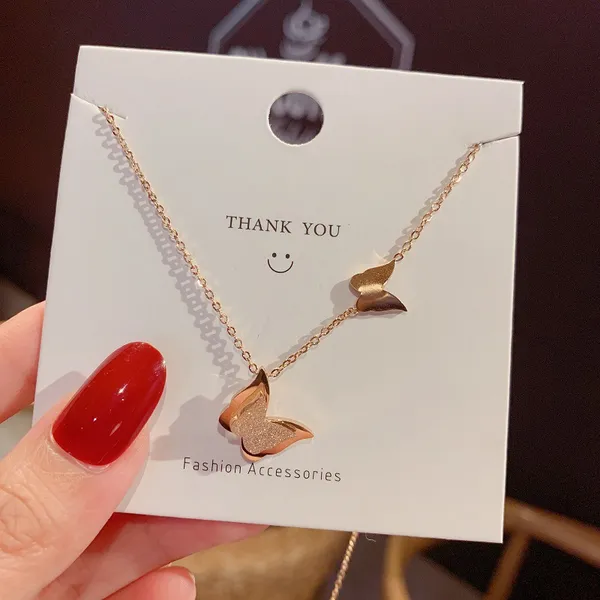 New_Butterfly_Clavicle_Rose_Gold_Stainless_Steel_Jewelry_Exquisite_Charm_Cute_Lady_Neck_Ornament_Chain_for_women_&_girls