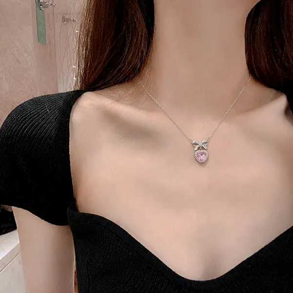 Metal_Pink_Heart_Bow_Pendant_