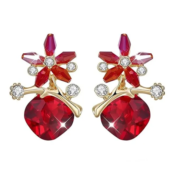 Red_Premium_Alloy_Earrings_For_Women
