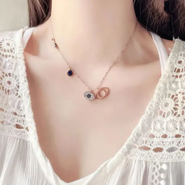stainless_steel_rose_gold_plated_evil_eyes_necklace_for_women_girls_Copper,_Gold-plated_Plated_Metal