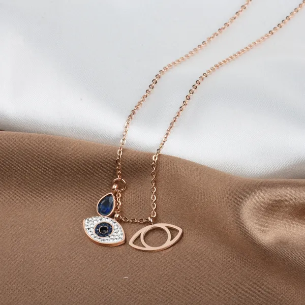 stainless_steel_rose_gold_plated_evil_eyes_necklace_for_women_girls_Copper,_Gold-plated_Plated_Metal