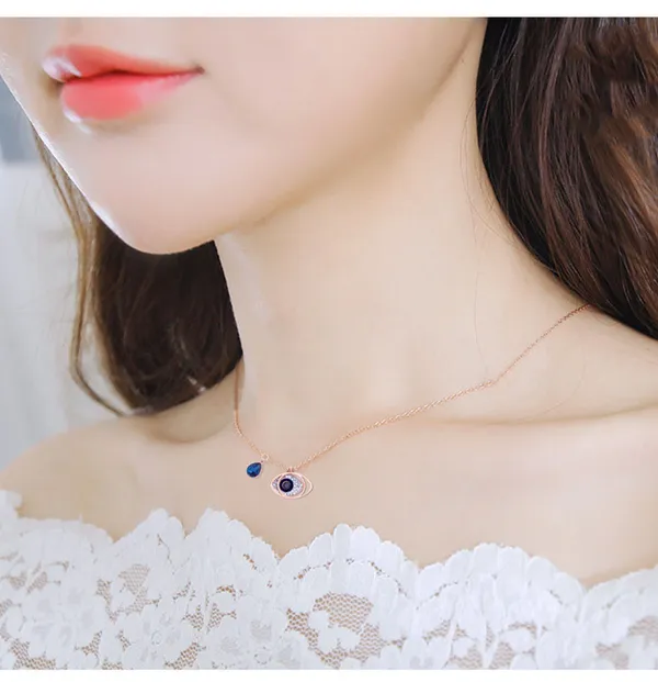 stainless_steel_rose_gold_plated_evil_eyes_necklace_for_women_girls_Copper,_Gold-plated_Plated_Metal