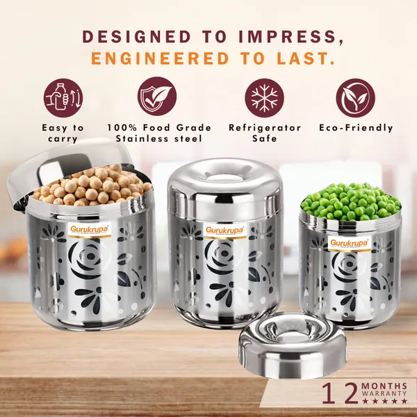 Pack_Of_3_Stainless_Steel_Canister_With_Mattrix_Finish_-_10X12-20471