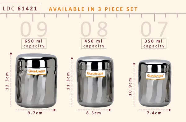 Stainless_Steel_Premium_Quality_Canister-7_X_9_Inch_(3_Pcs_Set)_LOTUS_DESIGN_CANISTER_-61421