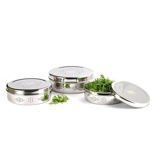Stainless_Steel_Canisters/Containers/Coriander_Containers_-_KOTHMIR_DABBA-13_NO