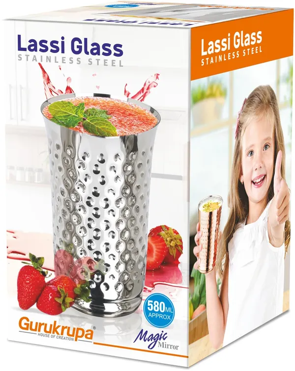 Stainless_Steel_Lassi_Glass_With_Diamond_Design_650_Ml_Silver_Tumbler_Heavy,_Durable_&_Rust-Free_Drinkware_For_Water,_Juice_&_Milk_Pack_Of_1_(DIAMOND_LASSI_GLASS)