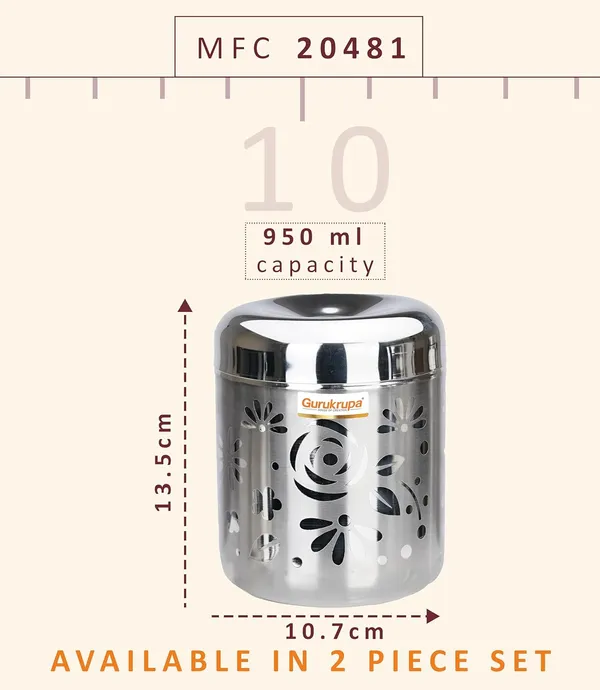 Stainless_Steel_Canisters_With_Mattrix_Finish_2_Pcs_Set_-_10_NO_-_MATTRIX_CANISTER_-APPLE_DABBA