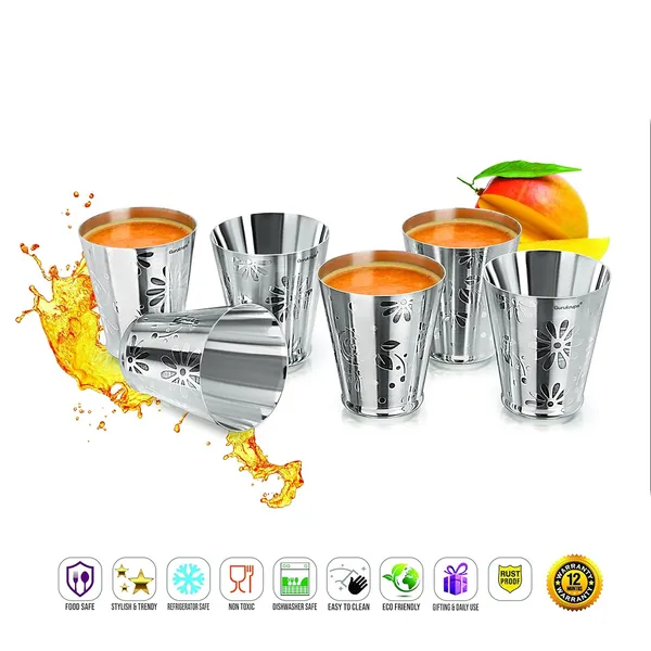 Pack_Of_6_Stainless_Steel_Designer_Glass_Drinking_Glass_For_Juice/Water/Lassi/Butter_Milk_Glass