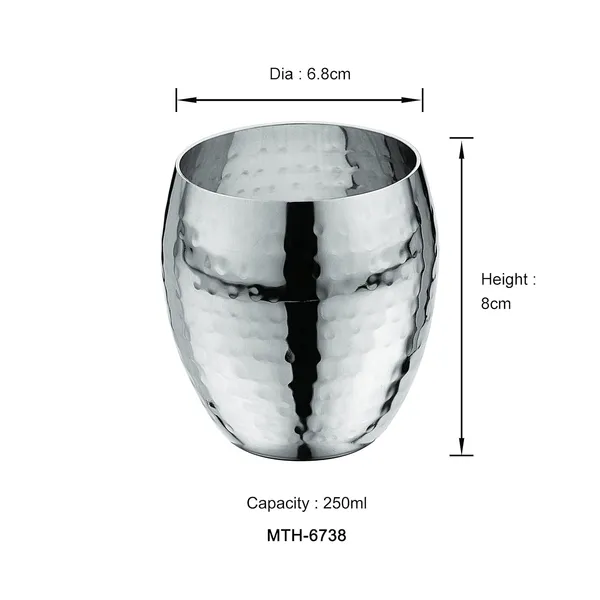 Pack_Of_6_Stainless_Steel_Drinking_Glass_For_Juice/Water/Lassi/Butter_Milk_Handcrafted_Hammered_Glass