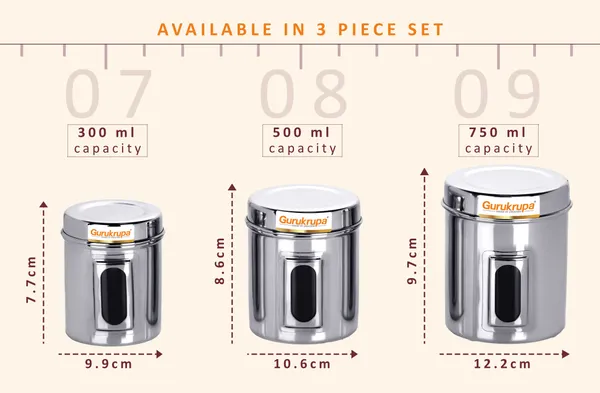 Stainless_Steel_Premium_Quality_Bailly_Ubha_Dabba-7X9_Inch_(3_Pcs_Set)