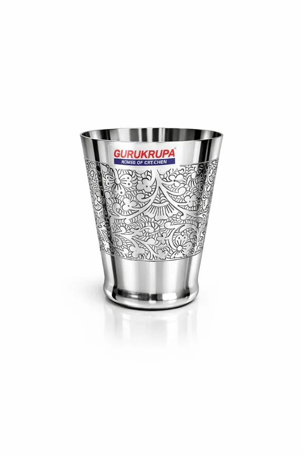 Parachute_Etched_Stainless_Steel_Drinking_Glass_250ml_|_Designer_Etched_Steel_Tumbler_for_Water,_Juice_&_Milk_|_Premium_Food_Grade_Metal_Glass_for_Home_&_Kitchen