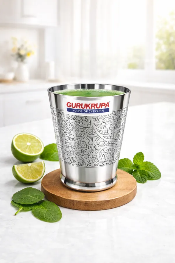 Parachute_Etched_Stainless_Steel_Drinking_Glass_250ml_|_Designer_Etched_Steel_Tumbler_for_Water,_Juice_&_Milk_|_Premium_Food_Grade_Metal_Glass_for_Home_&_Kitchen