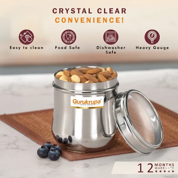 Silver_Top_See_Through_Bailly_Ubha_Dabba_3_Pcs_Set_-_7X9_-TST_PLAIN_BAILLY_UBHA_DABBA_-7X9