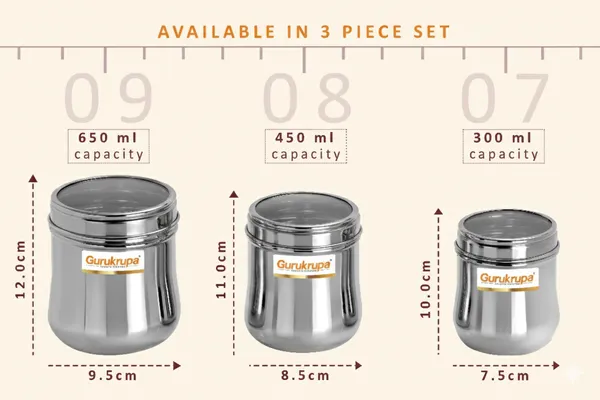 Silver_Top_See_Through_Bailly_Ubha_Dabba_3_Pcs_Set_-_7X9_-TST_PLAIN_BAILLY_UBHA_DABBA_-7X9