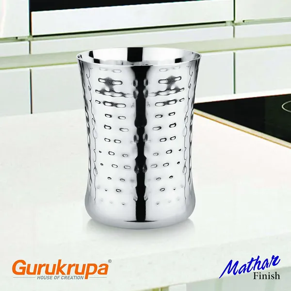 Pack_Of_6_Stainless_Steel_Drinking_Glass_For_Juice/Water/Lassi/Butter_Milk_Handcrafted_Hammered_Glass