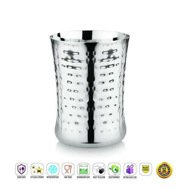 Pack_Of_6_Stainless_Steel_Drinking_Glass_For_Juice/Water/Lassi/Butter_Milk_Handcrafted_Hammered_Glass