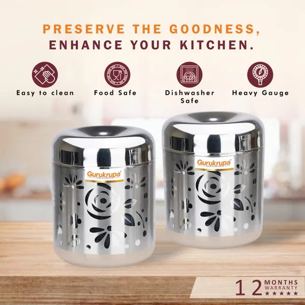 Stainless_Steel_Canisters_With_Mattrix_Finish_2_Pcs_Set_-_10_NO_-_MATTRIX_CANISTER_-APPLE_DABBA