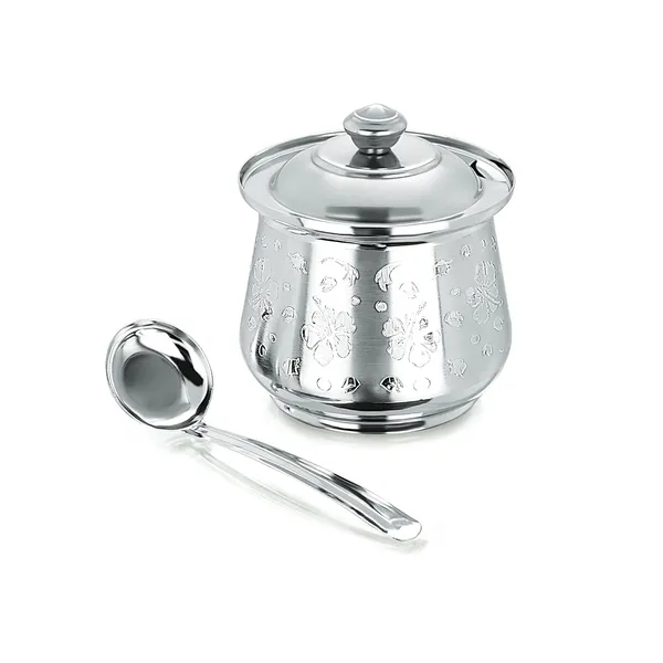 Stainless_Steel_Storage-For_Ghee/Oil_Designer_Ghee_Pot_Ghee_Pot