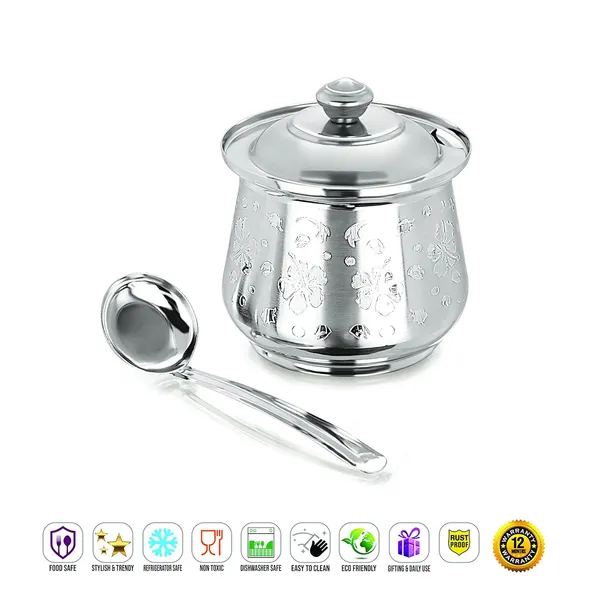 Stainless_Steel_Storage-For_Ghee/Oil_Designer_Ghee_Pot_Ghee_Pot