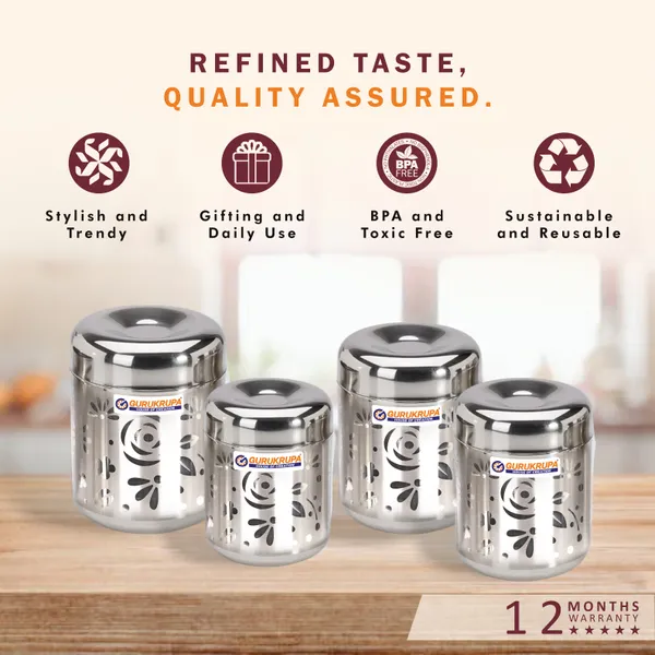 Stainless_Steel_Mattrix_Finish_Canister_4_Pcs_Set-20421-A