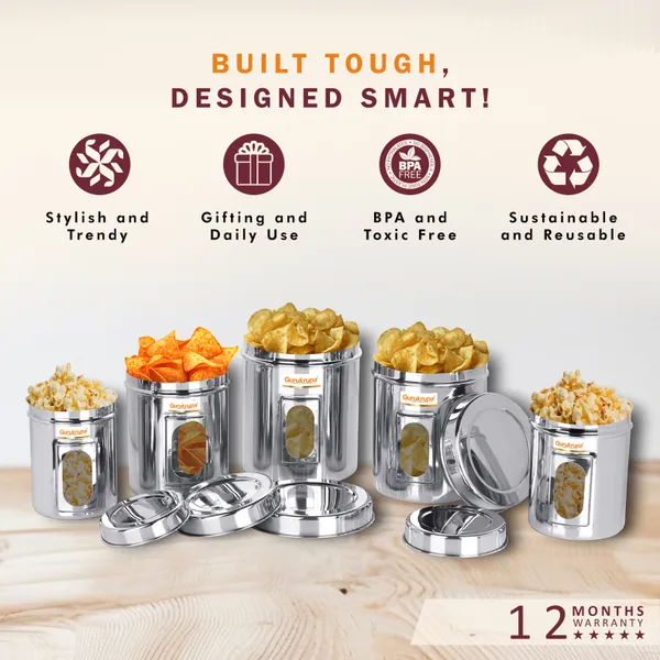 Stainless_Steel_Premium_Quality_Bailly_Ubha_Dabba-10X14_Inch_(4_Pcs_Set)