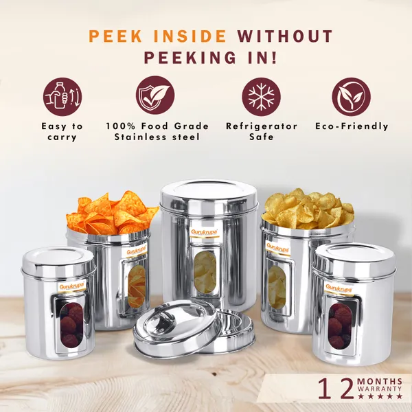 Stainless_Steel_Premium_Quality_Bailly_Ubha_Dabba-10X14_Inch_(4_Pcs_Set)
