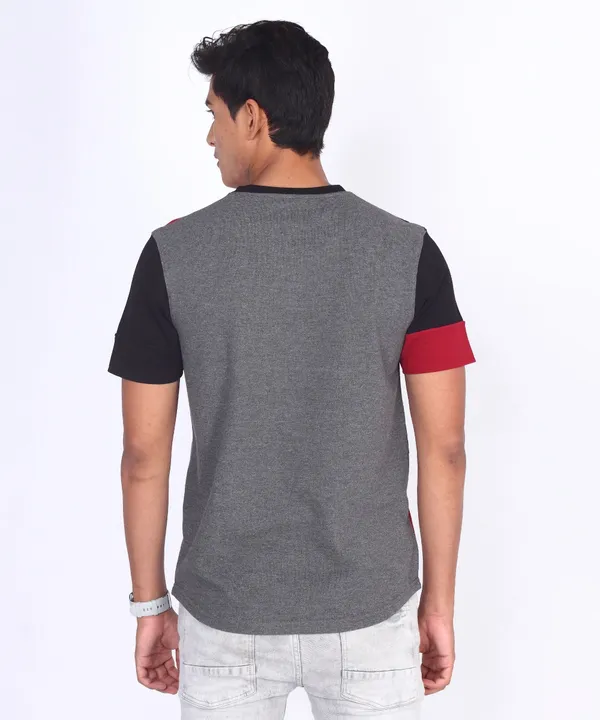 Black_Round_Neck_Regular_Fit_T-Shirt_For_Men