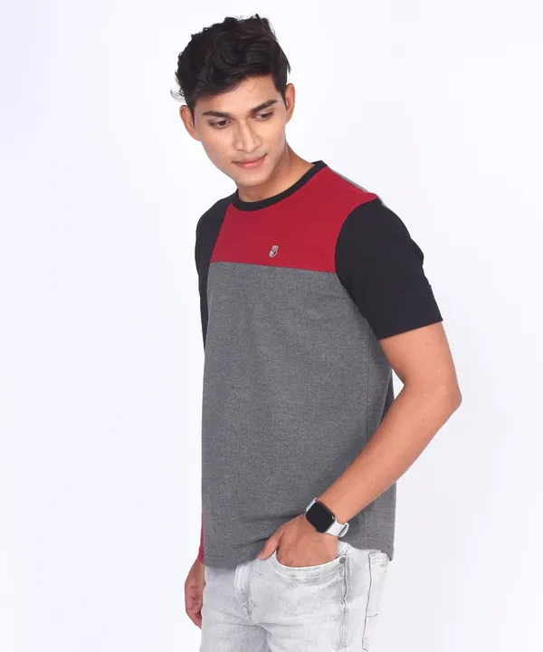Black_Round_Neck_Regular_Fit_T-Shirt_For_Men