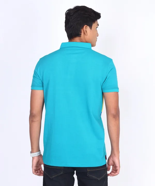 Blue_Regular_Fit_Polo_T-Shirt_For_Men