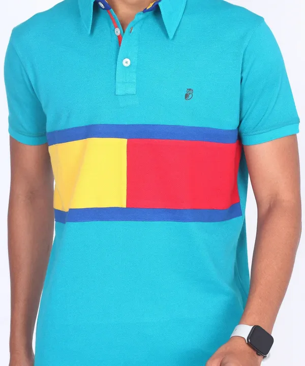 Blue_Regular_Fit_Polo_T-Shirt_For_Men