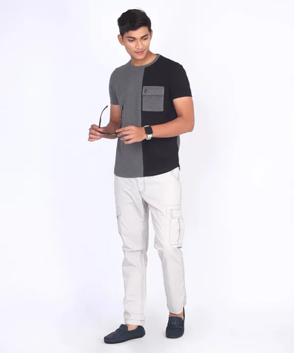 Black_Round_Neck_Regular_Fit_T-Shirt_For_Men
