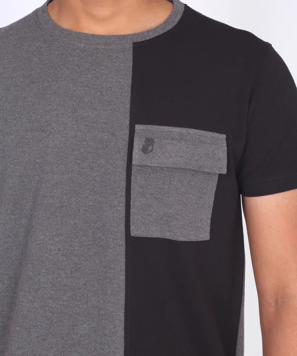 Black_Round_Neck_Regular_Fit_T-Shirt_For_Men