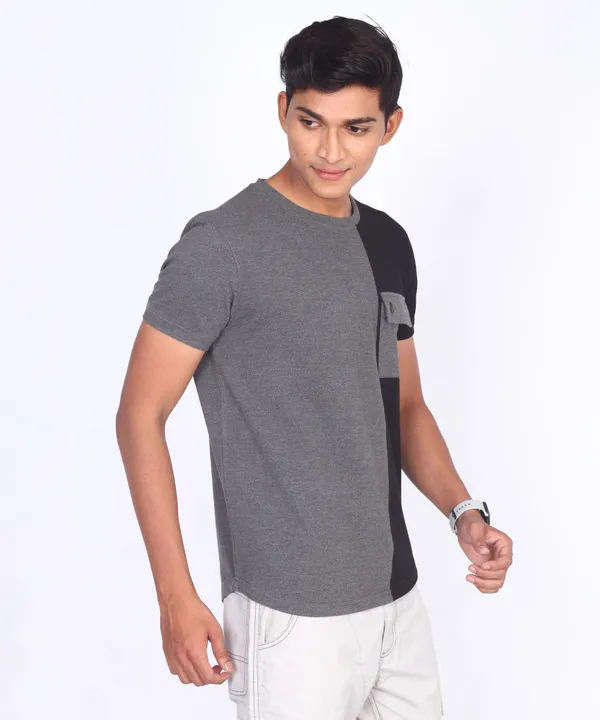 Black_Round_Neck_Regular_Fit_T-Shirt_For_Men